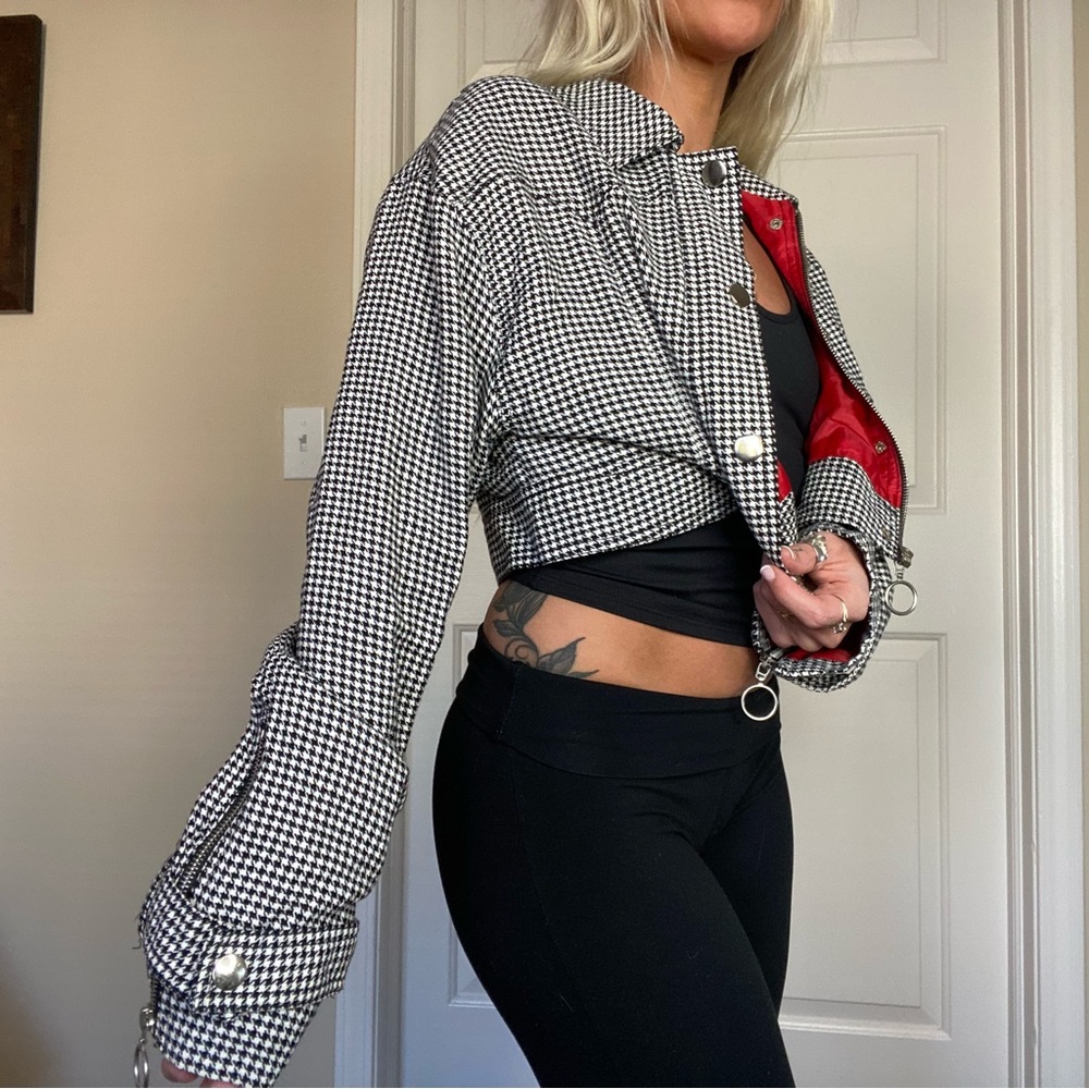 NWT! Boxy Cropped Jacket - Picture 2 of 8
